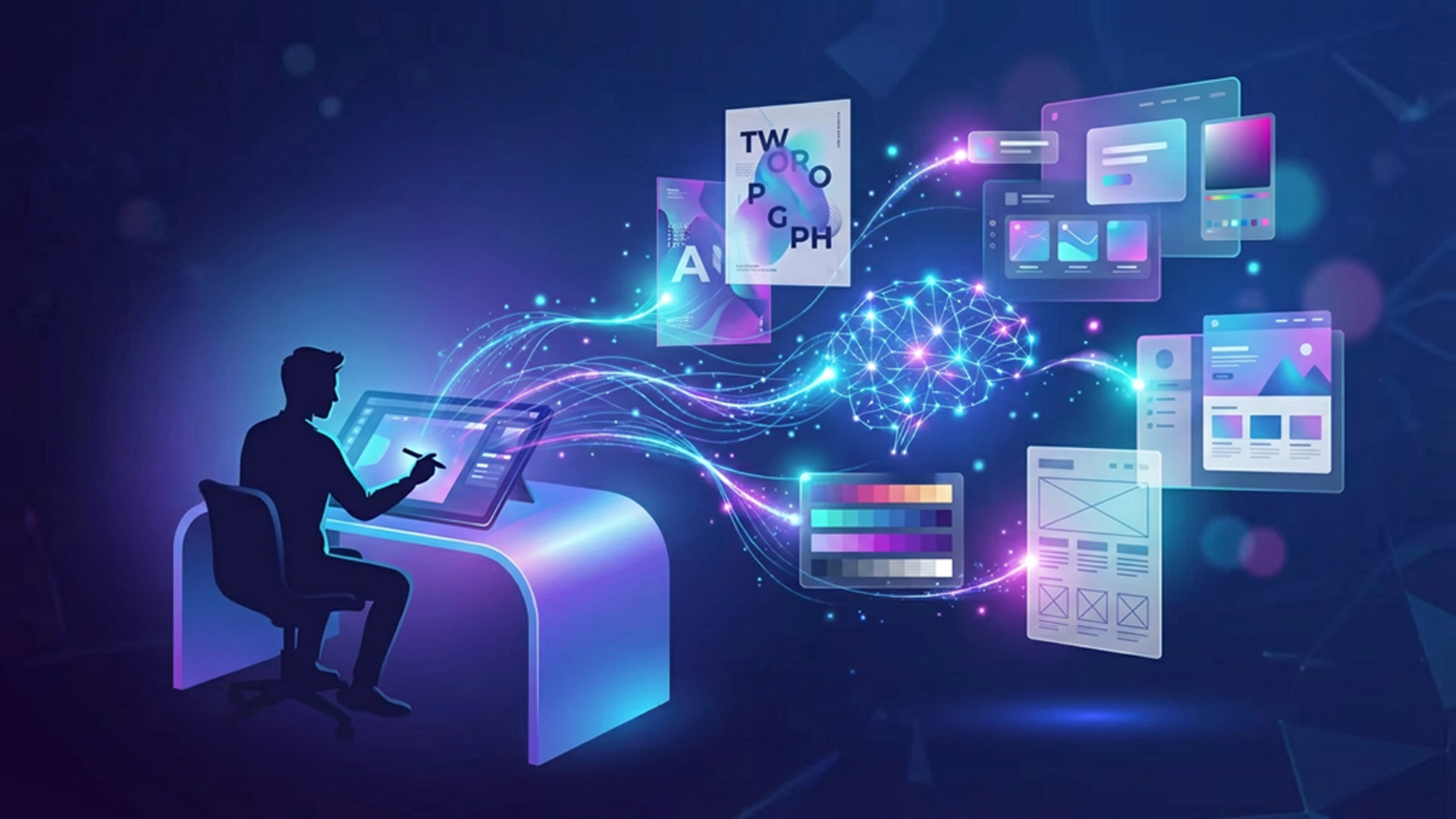 تقنيات التصميم المرئي باستخدام الذكاء الاصطناعي